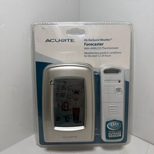 AcuRite Wireless Digital Weather Forecaster #00827 w/Wireless Sensor NEW Sealed